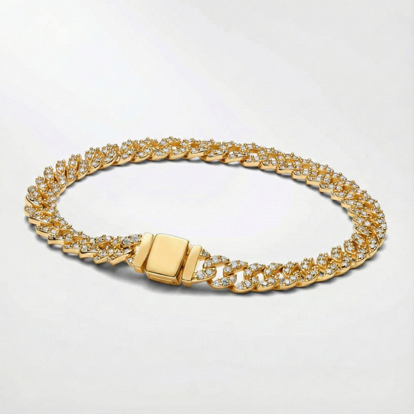 Kubanska narukvica s moissanitom